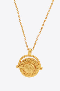 18K Gold-Plated Brass Double Sided Wear Necklace