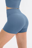 Slim Fit Wide Waistband Sports Shorts